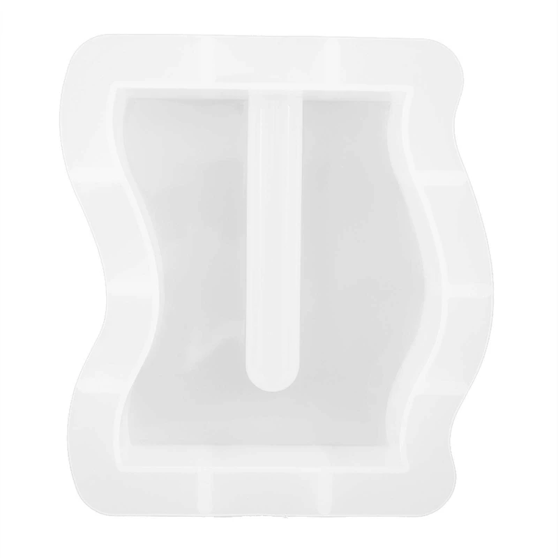 Vase Silicone Mold Oval Shaped Flower Pot with Test Tube for Hydroponic DIY N0HE