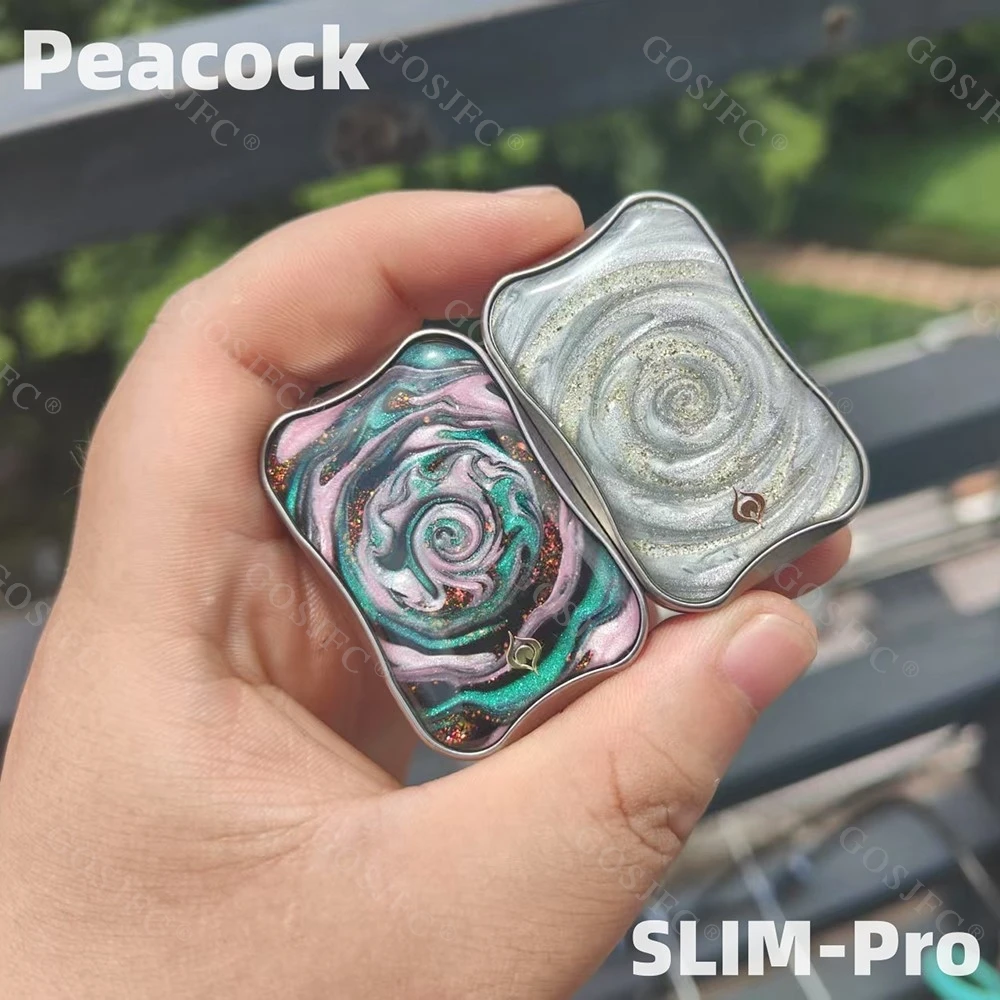 

Pre-sale Peacock SLIM-Pro Titanium Alloy Unlimited Pushing Slider Desk Toys Stress Relief Toy For Adults