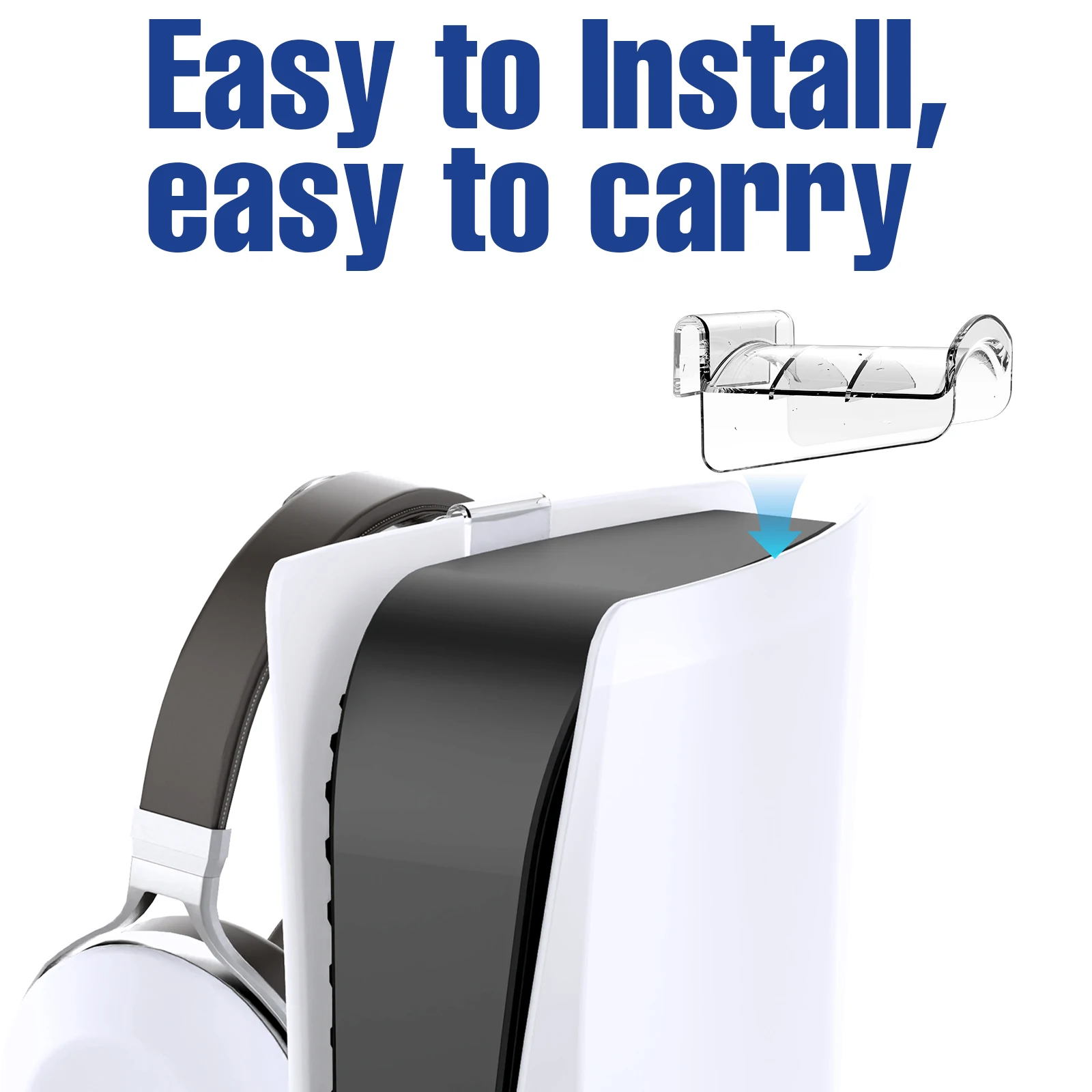 Подставка для наушников PS5 Pro, крепление для PS5 Slim, вешалка для игровой гарнитуры, держатель, крючок для наушников, аксессуары