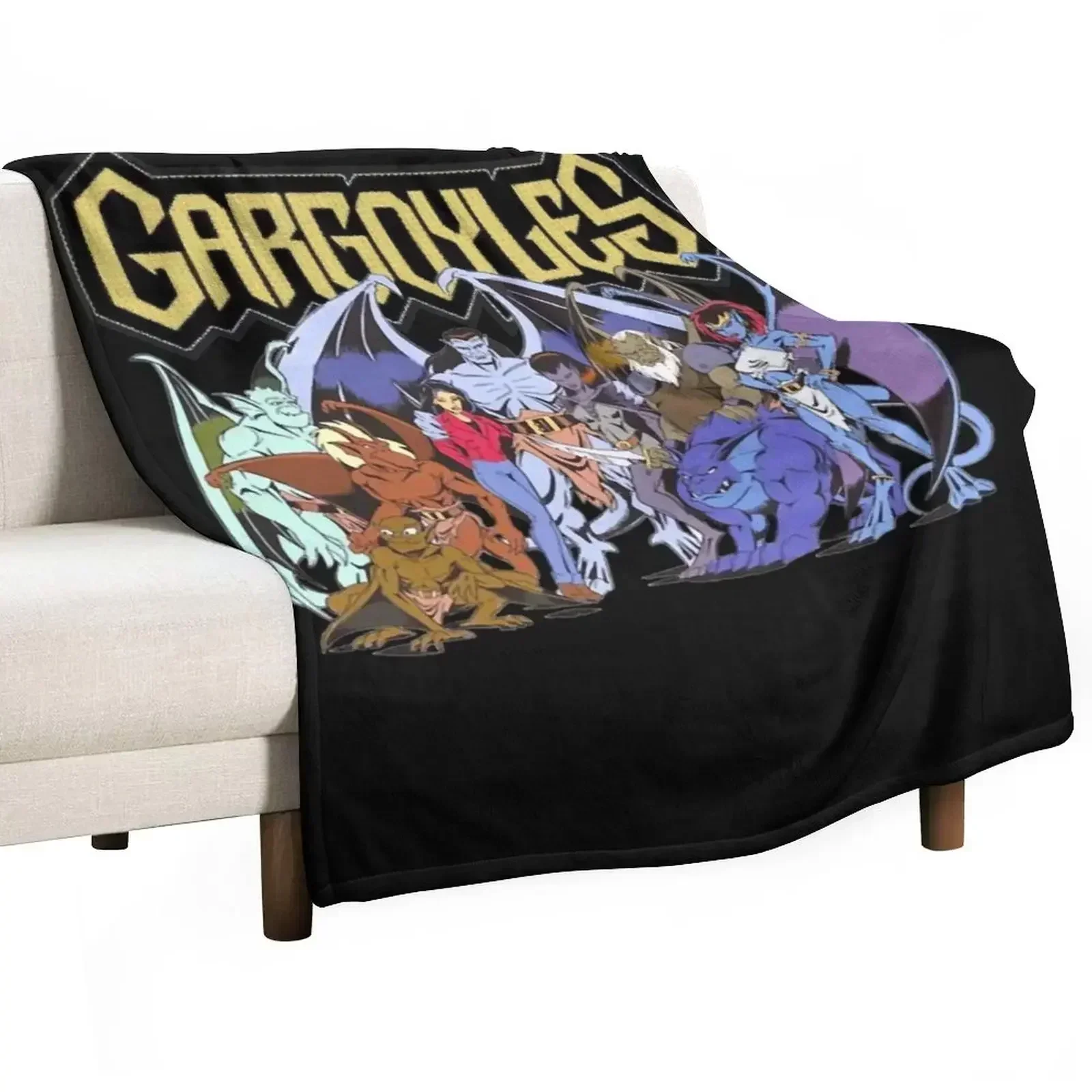 Gargoyles The Origin Essential T-Shirt Throw Blanket Plush Large Sofa Throw Blankets