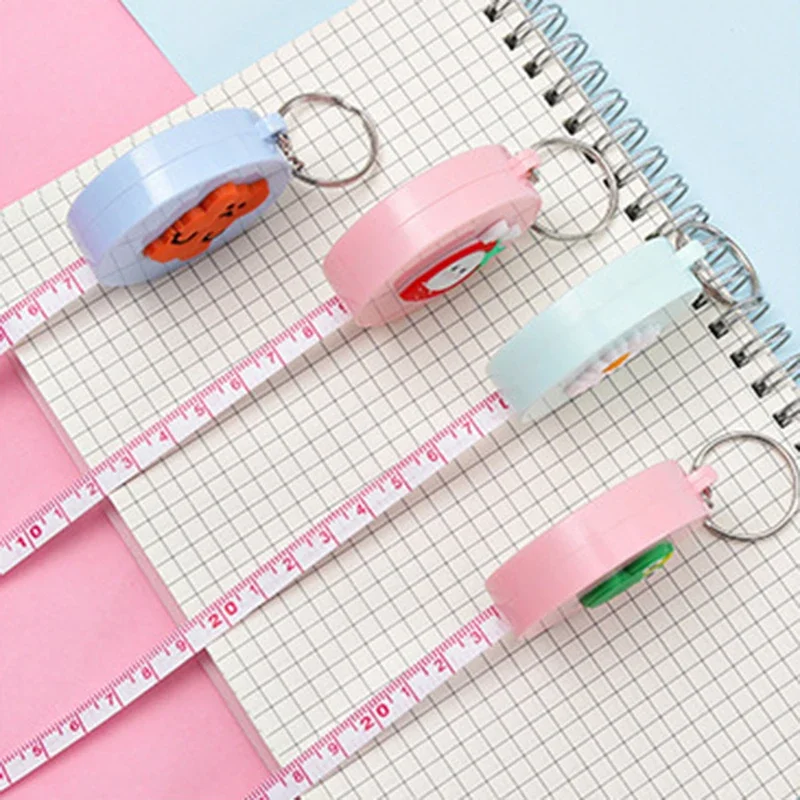 1.5M Cute Cartoon Mini Small Tape Measure Multi-functional Portable Tape Measure Chest Waist Soft Ruler Clothing Measure