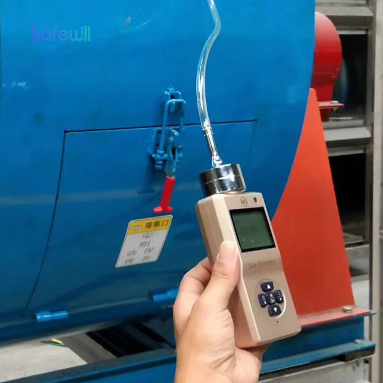 Handheld Gas Detector Biogas Analyser Co2 Co Ch4 H2s Food Packing Factory N2:0-100%VOL