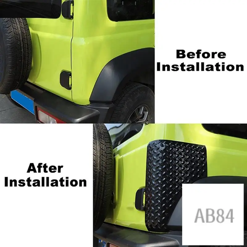 

2 PCS Car Rear Fender Tailgate Angle Wrap Decoration Guard Cover Replacement Accessories For Suzuki Jimny 2019+