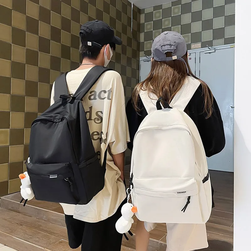 Casual Men's Simple Travel Backpack Female College Student High School Student School Bag Mochila Escolar Niña