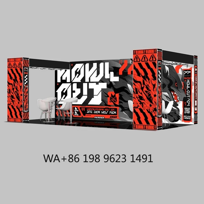 10x20ft Modular Foldable LED Backlit SEG Light Box Graphic Display Promotional Trade Show Exhibition Advertising Booth