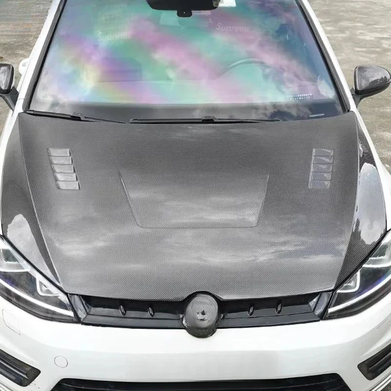 KQX Carbon Fiber Engine Cover For 7 Series Exterior Mod