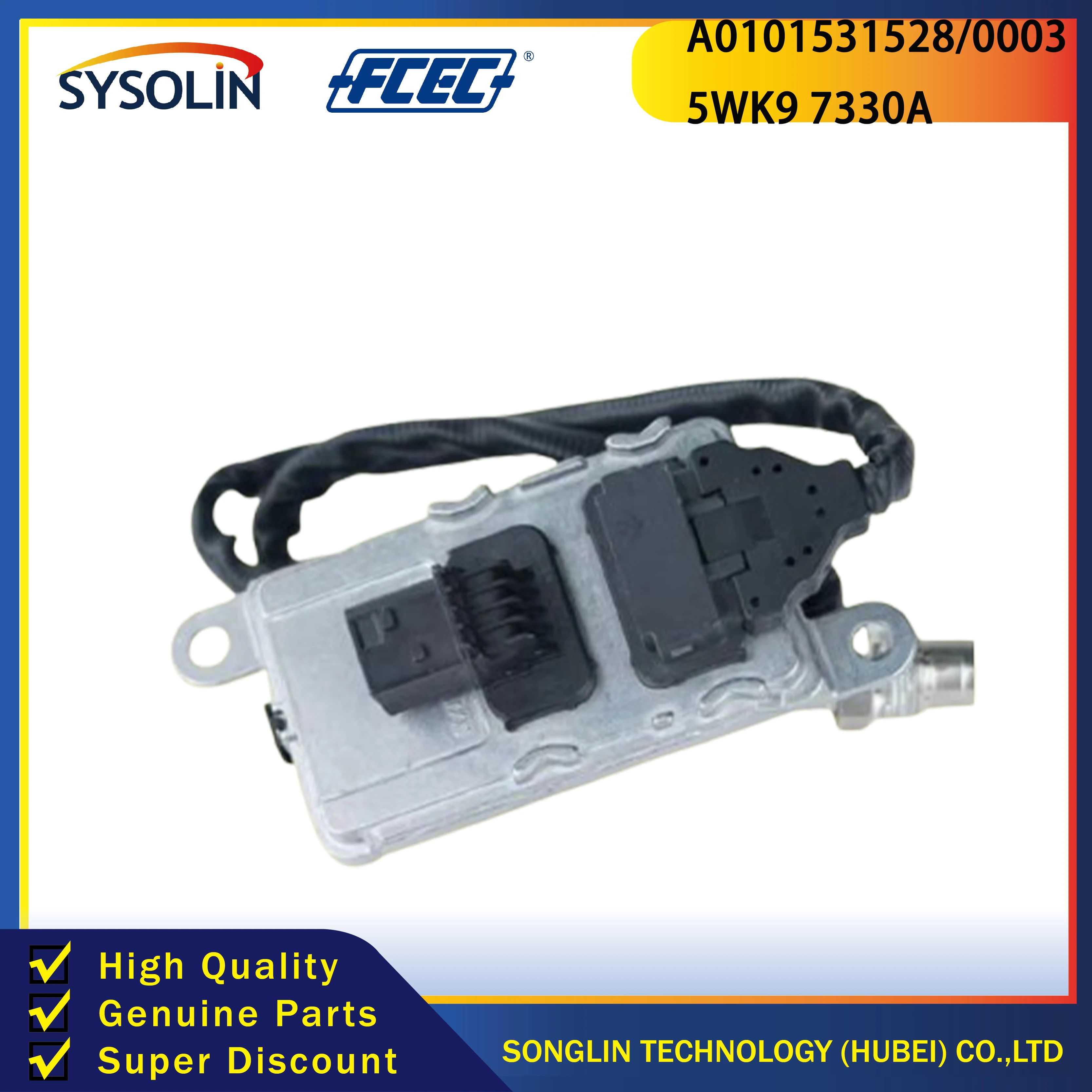 Factory Good Sale 24V NOX Sensor OE A0101531528/0003 5WK9 7330A Nitrogen Oxide Sensor Euro 6 With Reasonable Price