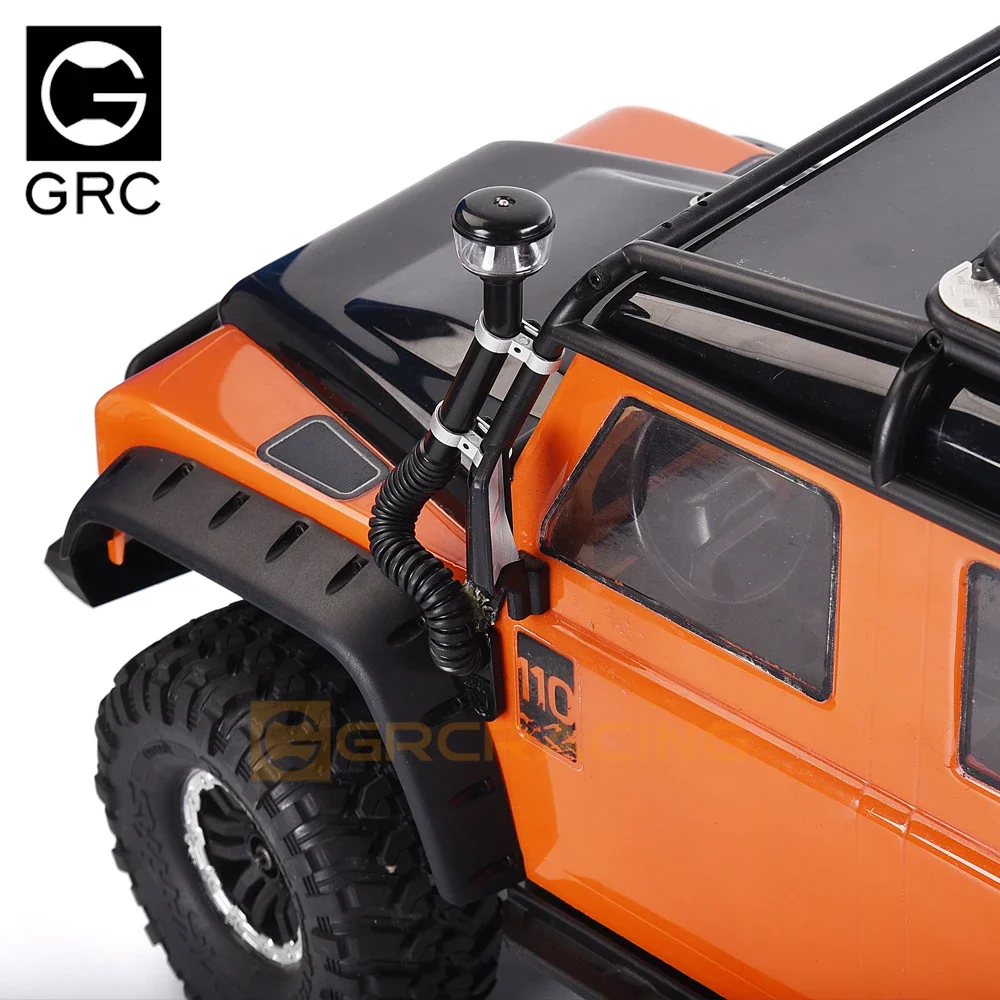 GRC 1/10 Classic Snorkel with Sand Cup Body Decoration Upgrade Parts For Traxxas TRX-4 Defender RCDream RD110 RD90 #G169C/G