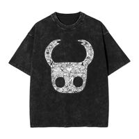 The Hollow Knight Game T Shirt  Harajuku T-Shirts Short Sleeve Y2K Retro Tshirt Summer Cotton Crewneck Big Size Top Tees