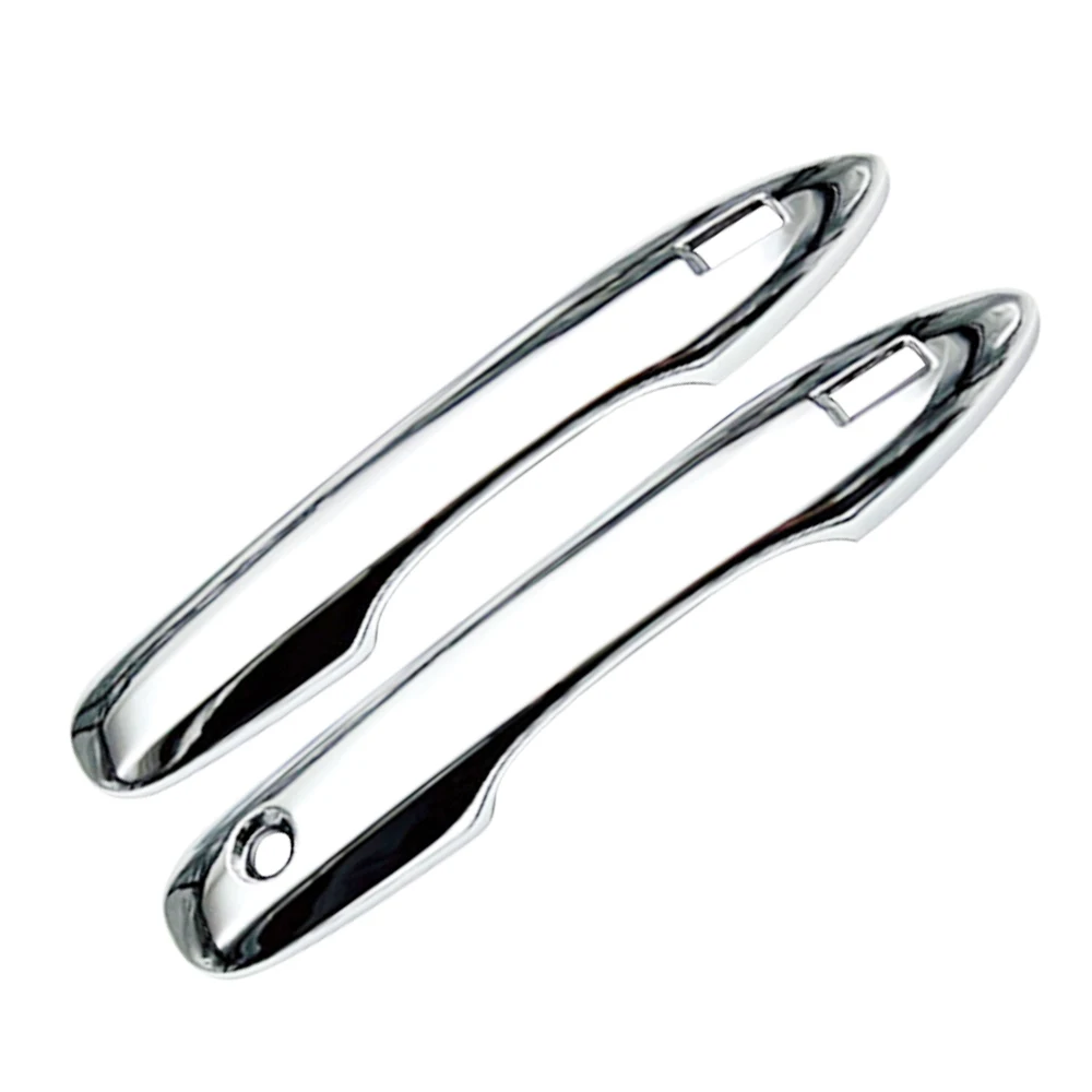 لتويوتا بريوس 60 2023 خارج 2 قطعة غطاء مقبض الباب غطاء حامي ABS البلاستيك الفضة ، ألياف الكربون ، أسود