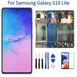 s10 lite LCD Screen For Samsung Galaxy S10 Lite Display SM-G770F G770F/DS Touch Screen Digitizer S10 Lite Screen Replacement LCD