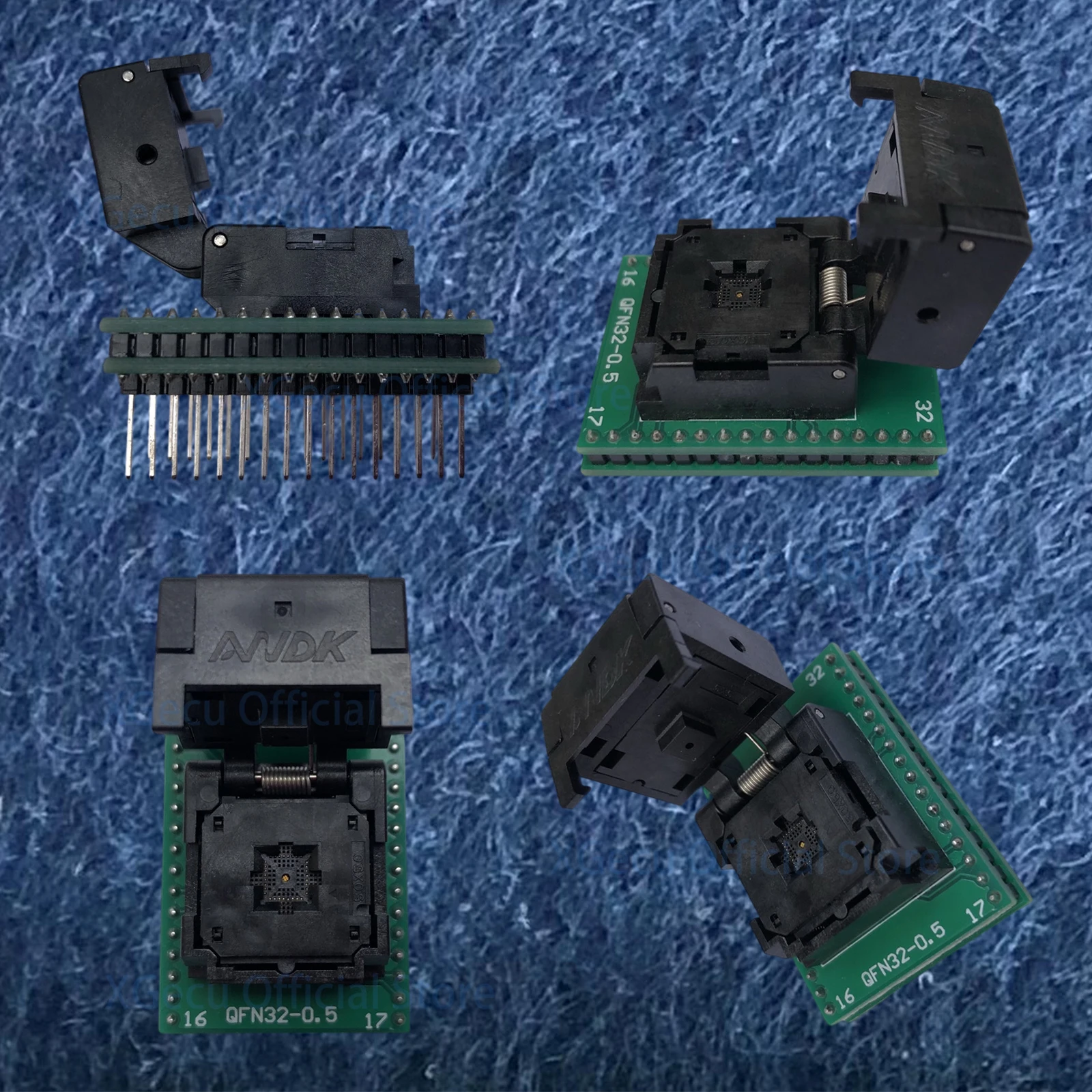 Adaptador de programador, enchufe IC, QFN32, WSON32, DFN32, MLF32, MLP32 a DIP32