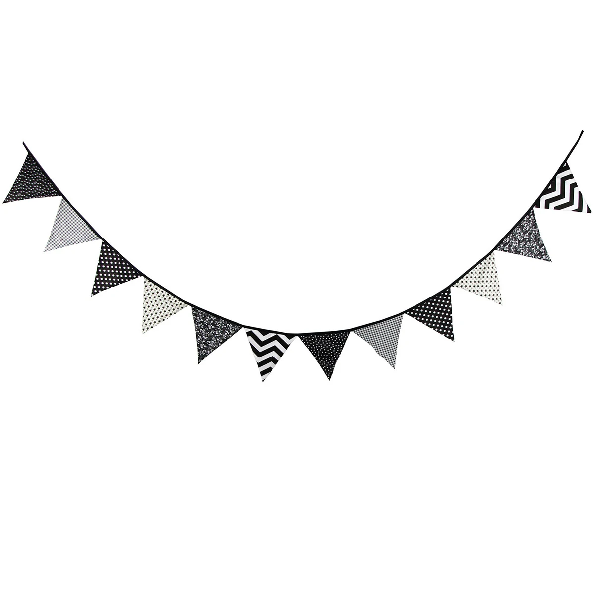 

Colorful Triangular Flag Decoration Triangle Korean Version White Hanging Pennant