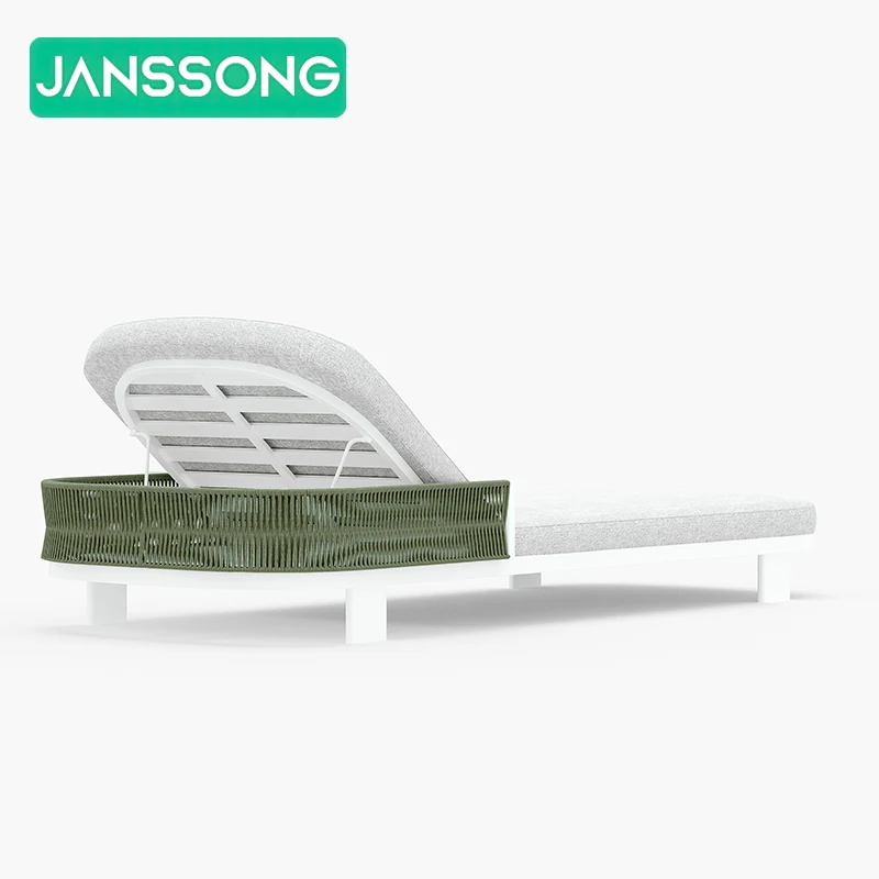 

Outdoor Furniture Aluminum Sunbed Outdoor Sun Loungers Daybed Patio Furniture Metal Deckchair Beach Lounge Chair Lounge Bed