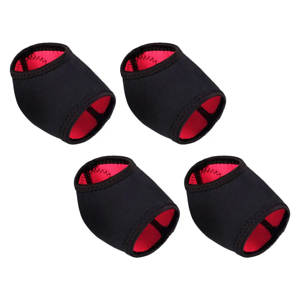 

2Pairs Foot Heel Protector Socks Skin-Friendly Breathable Non-Slip Heel Sleeve for Pain Relief and Comfortable Walking Support