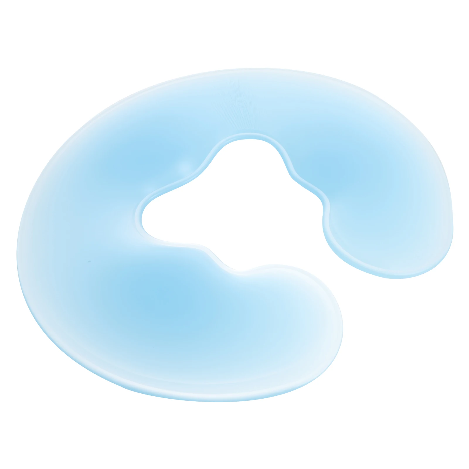 

Силиконовая подушка для лица и пуха, U-образная массажная подушка для спа-салона, салона красоты, больничная подушка для ног, подушка для лица вниз