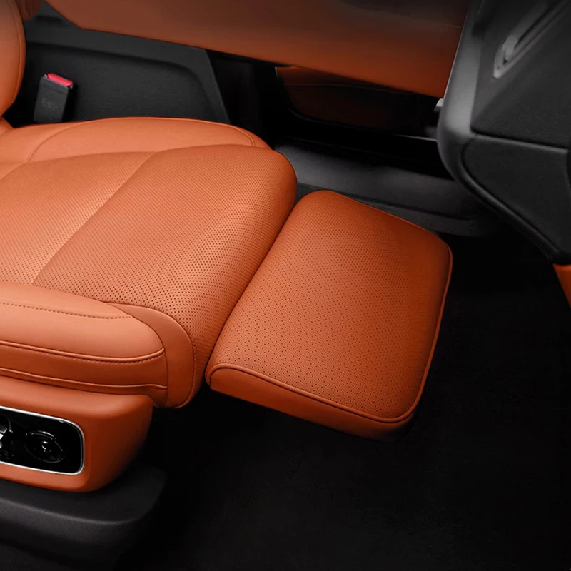 

For Li Xiang L9 2022-2025 Car Co-pilot Leather Electric Seat Leg Support Knee Pad Adjustment Seat Extension Interior Accessory