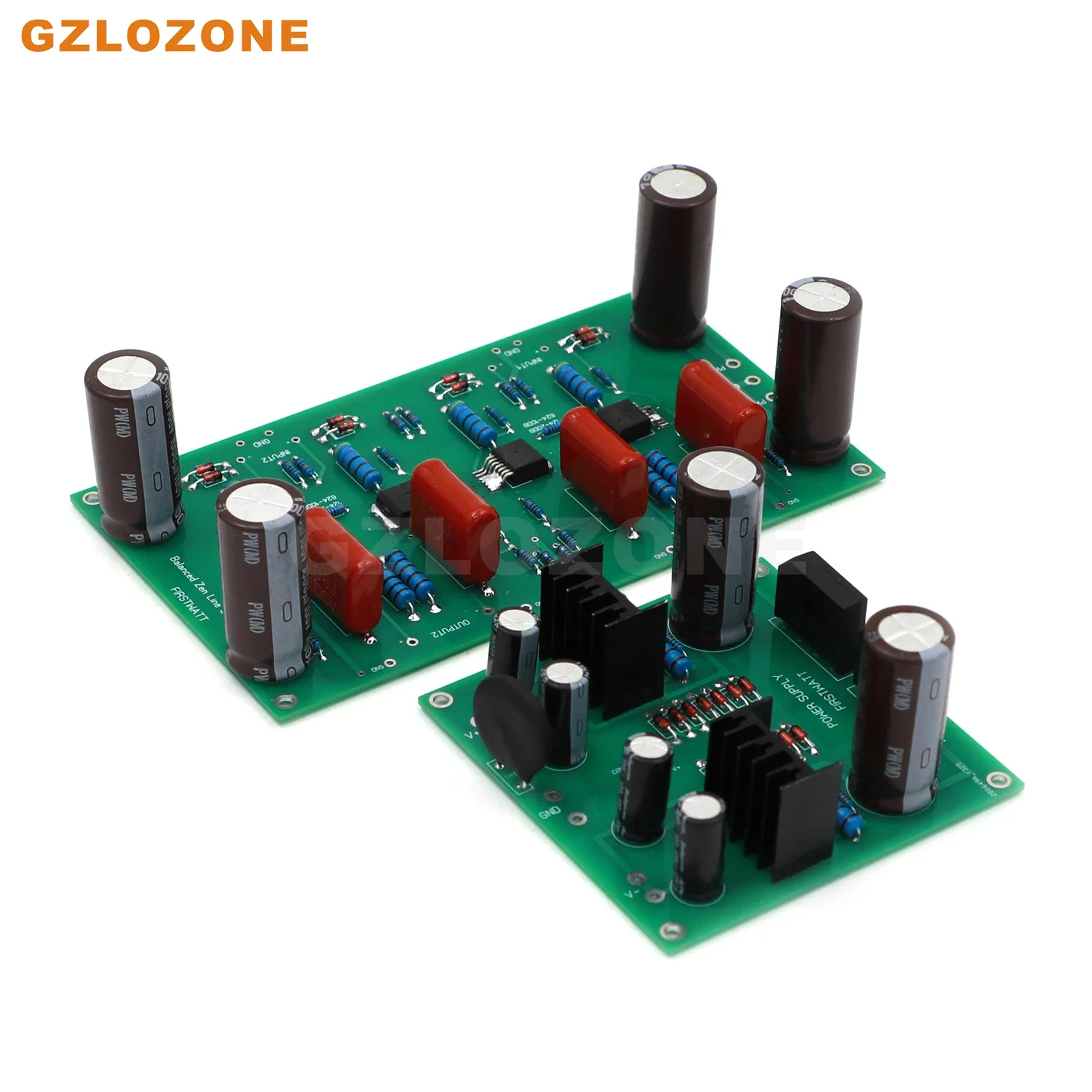 Hifi firstwatt pass pré-amplificador totalmente balanceado kit diy/base de placa acabada na linha pass zen pré-amplificador de palco