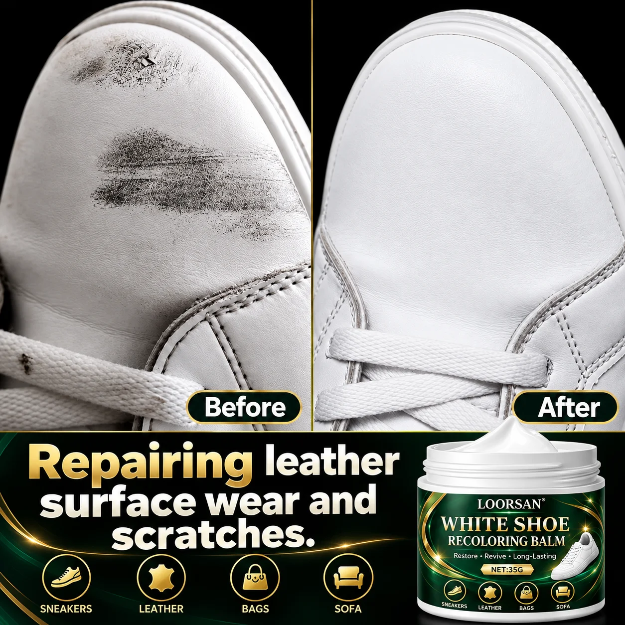 LOORSAN White Shoe Edge Repair - Sole Edge Whitener review and price