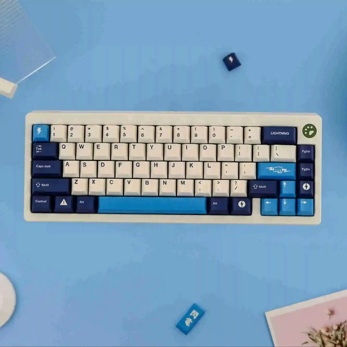 129 Keys/set GMK Lightning Keycaps Cherry Profile Keycap PBT Dye Sublimation KeyCaps For MX Keyboard Keychron Q1 Q2 K2 Anne GK64