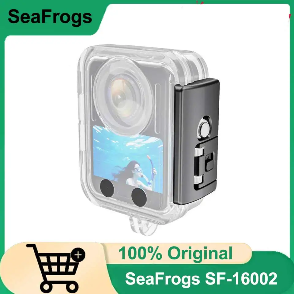

SeaFrogs SF-16002 Waterproof Case for DJI Osmo 360 camera, 45M/148FT Invisible Dive Housing, for Diving, Surfing, Sports