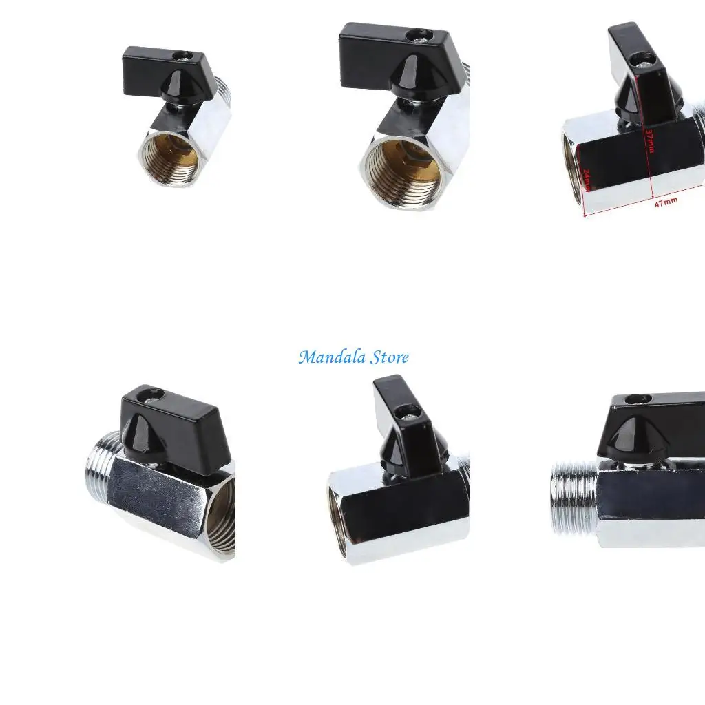 

U2JC Brass Mini Ball for Valve BSP Male to Female Thread Air Compressor Hose