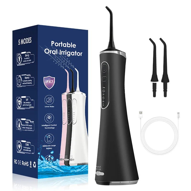 

Capacity Rechargeable DentalS Hygeine Oral Care Portable Oral Irrigator IPX7 Waterproof Teeth Cleaner Rechargeable Irrigator