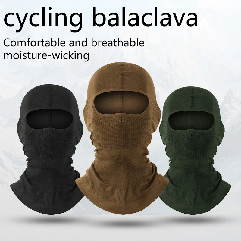 

Ветрозащитная лыжная и теплая маска для лица для езды на велосипеде на открытом воздухе осенью и зимой, подходит для мужчин и женщин, мотоциклов.