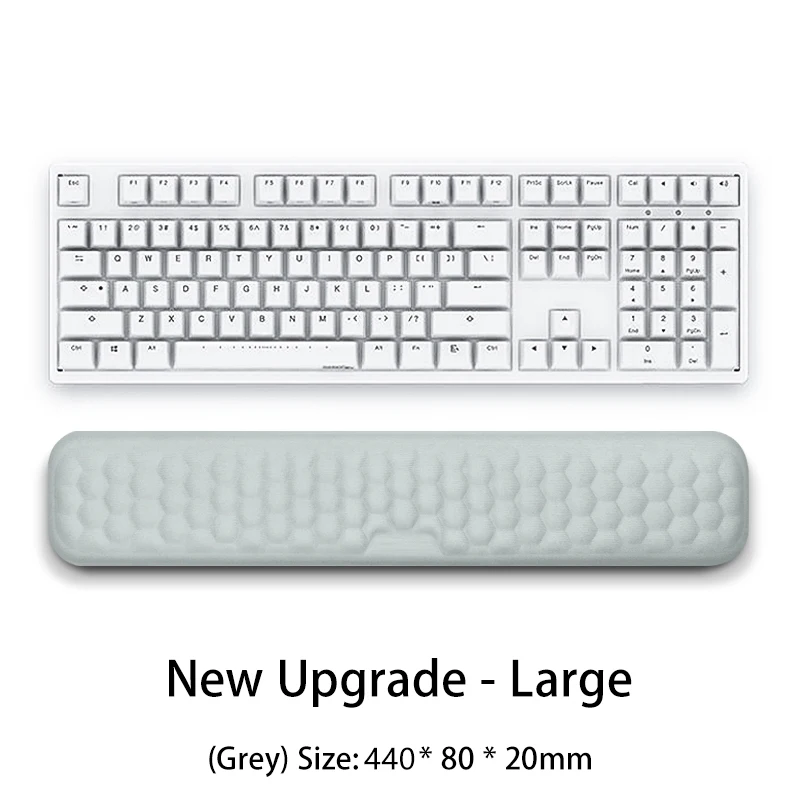 Memory Foam Wrist Rest Mouse Pad Set Ergonomic Design for Office PC Gaming Wrist Protection