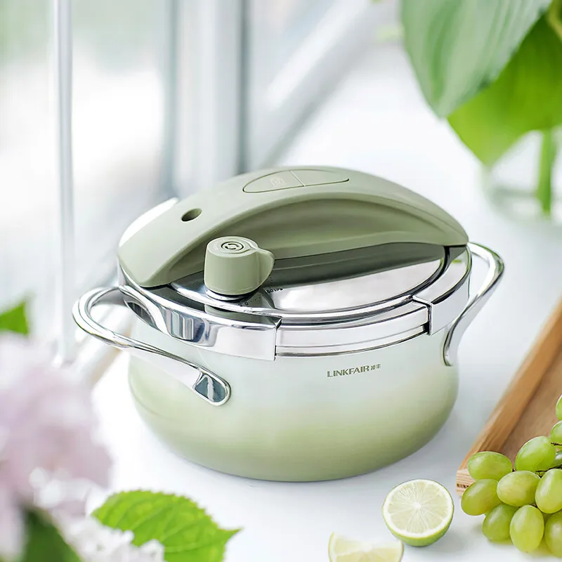 

Mini Multifunctional Explosion-Proof Stainless Steel Pressure Cooker for Home Use Suitable for Gas and Induction Cooktops