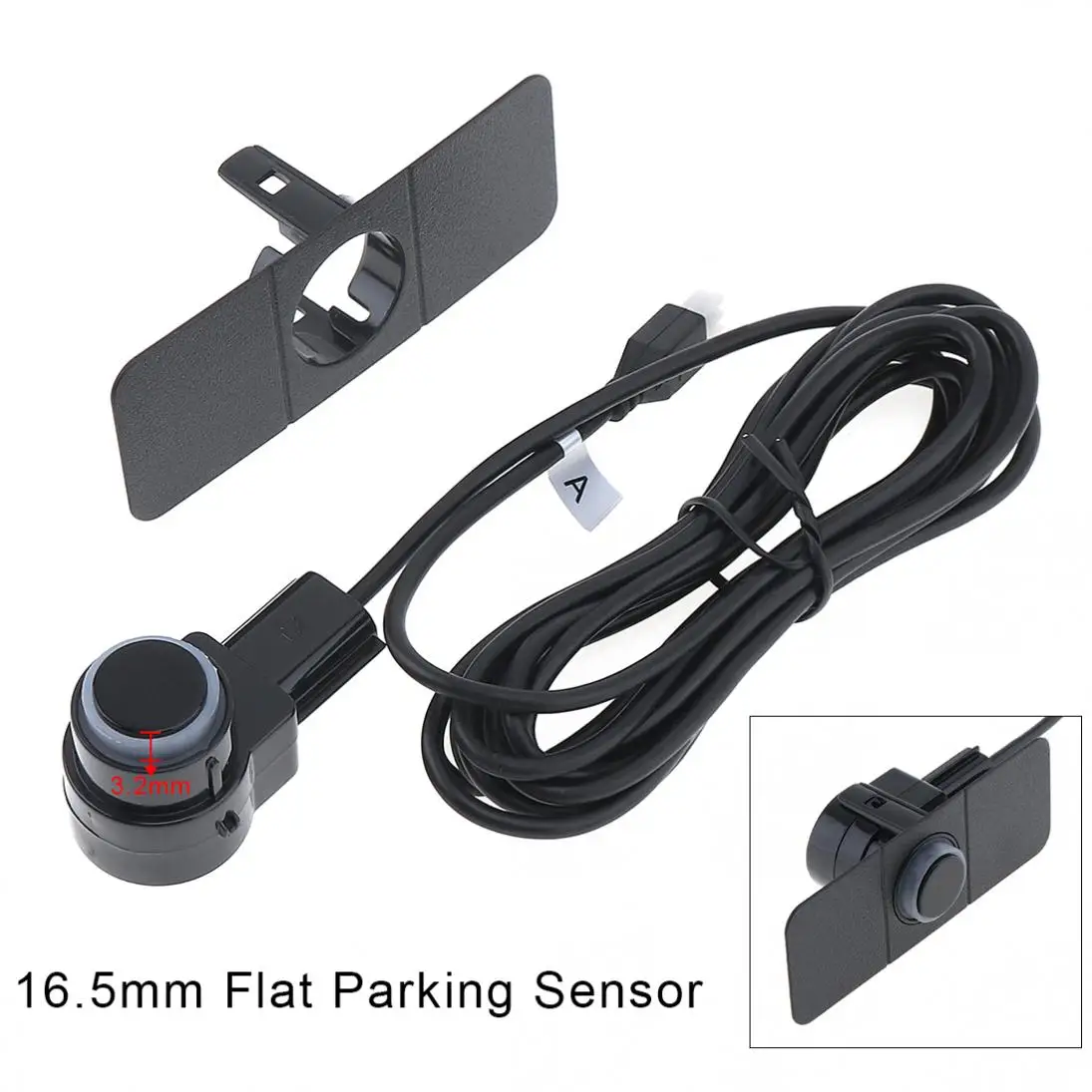 Car Parking Sensor 16.5mm Original Car Flat Crescent LED Display Wings Auto Reverse Backup Detector System