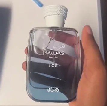 2025 Update! Rasasi Hawas Ice Peak Blue Eau de Toilette 3.4 oz Unisex Luxury Fragrance Valentine's Day Gift