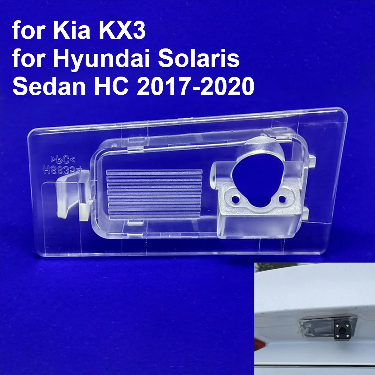 Obudowa oświetlenia tablicy rejestracyjnej samochodu Wspornik kamery cofania dla Hyundai Elantra Avante Solaris dla Kia KX3 Ceed Cerato Forte