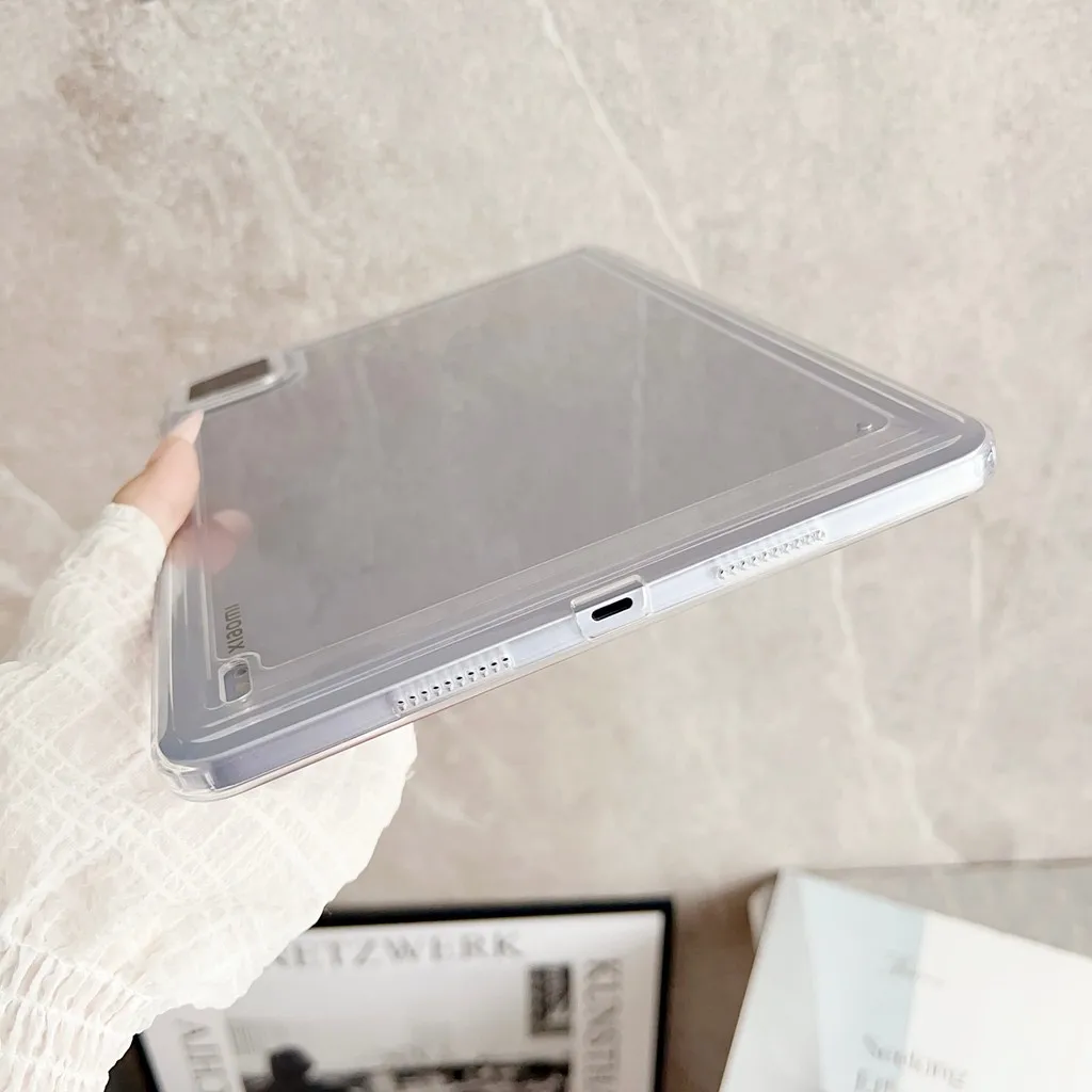 Capa para xiaomi pad 7 7pro 11.2 polegadas acrílico tpu transparente à prova de choque capa macia para xiaomi 5 6 pro redmipad se 11 polegadas