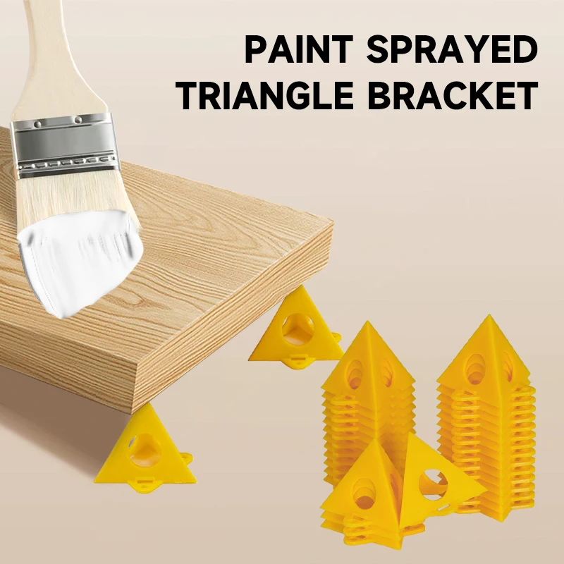 Supporto per la lavorazione del legno, mini treppiede di supporto in stile piramide, tappetino triangolare per cabina spray, set di strumenti ausiliari manuali