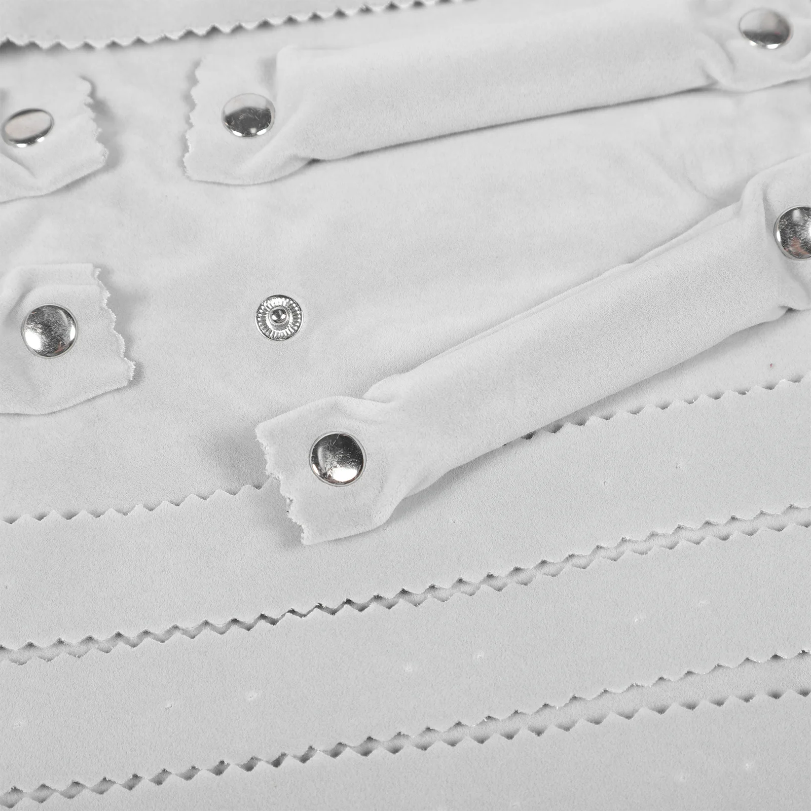 Рулон для хранения ювелирных изделий, роскошная ткань, серая подкладка, легкий органайзер для путешествий, кольца, серьги, ожерелье, органайзер, рулон ювелирных изделий