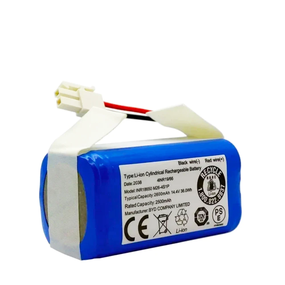 Original 14.8V 3500mah Lithium Battery For ILIFE A4 A4s V7 A6 V7s Plus Robot Vacuum Cleaner INR18650 M26-4S1P battery