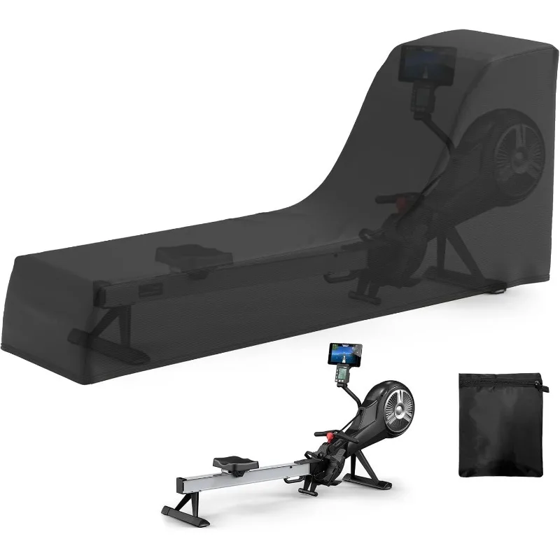 

Gasadar Rowing Machine Cover for Concept 2 Fitness Equipment Outdoor Waterproof Sports Rowing Machine Cover with Adjustable Draw