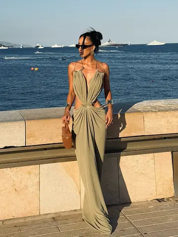 drop waist dresses for women Bobi DRESS CHUTNEY / L evening outfit Dress's Color:18#-Pink forward addition to your dress blues deltas marines
