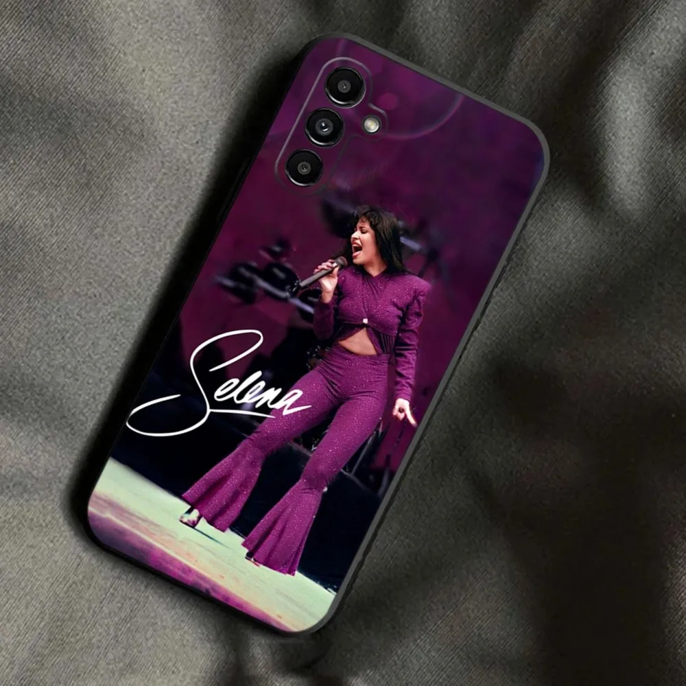 Selena Quintanilla Latin Artist Phone Case For Samsung Galaxy A13,A21s,A22,A31,A32,A52,A53,A71,A80,A91 Soft Black Phone Cover