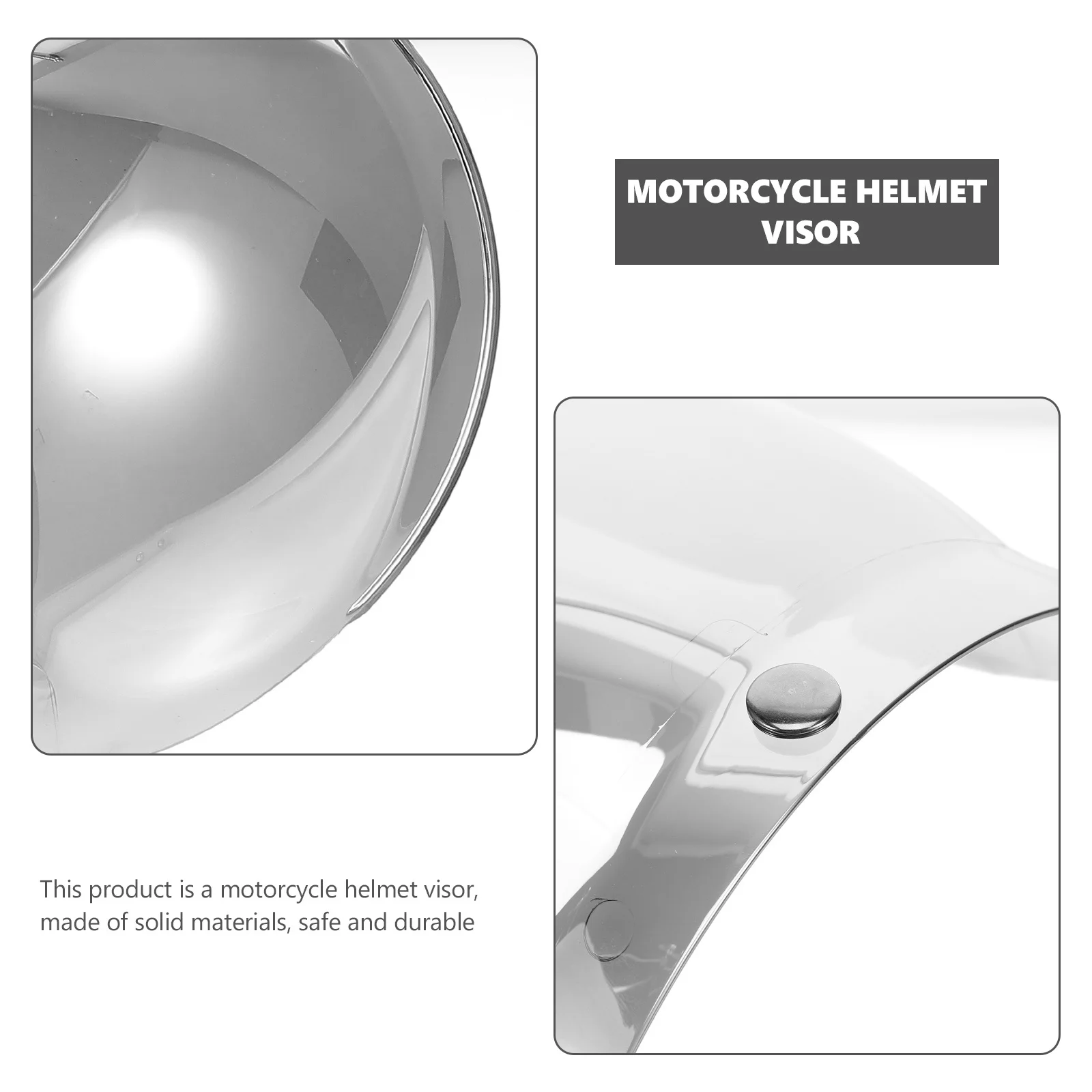 

Motorcycle Wind Shield Lens Replacement Uv Protection Rain Visor High Impact Pc Material Sun Windproof Dirt Resistant Outdoor