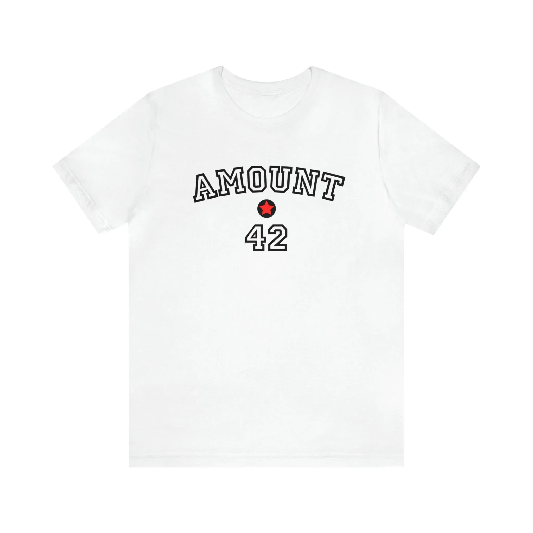 Amount 42 Unisex Jersey Short Sleeve Tee T-shirt