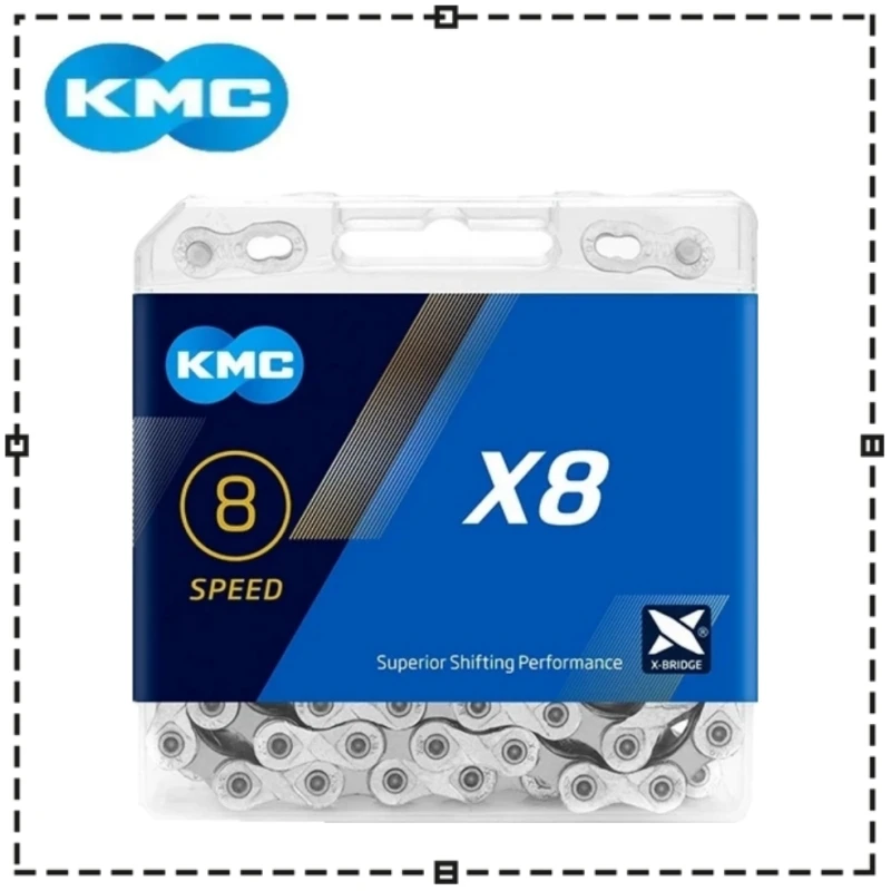 KMC Bicycle Chain X8 X9 X10 X11 X12 Road MTB Bike Chain 8 9 10 11 12 Speed 116 118 126L Bike Chain for Shimano Sram Bike Parts