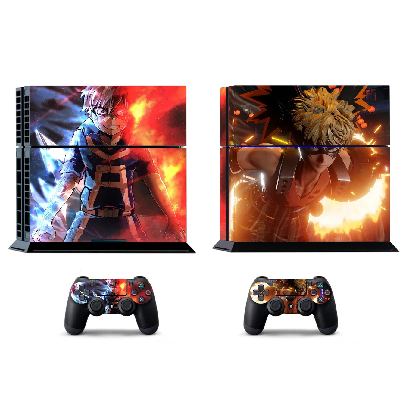 2707 สติกเกอร์ผิวไวนิลสําหรับ Sony PS4 PlayStation 4 และ 2 controller สกินสติกเกอร์