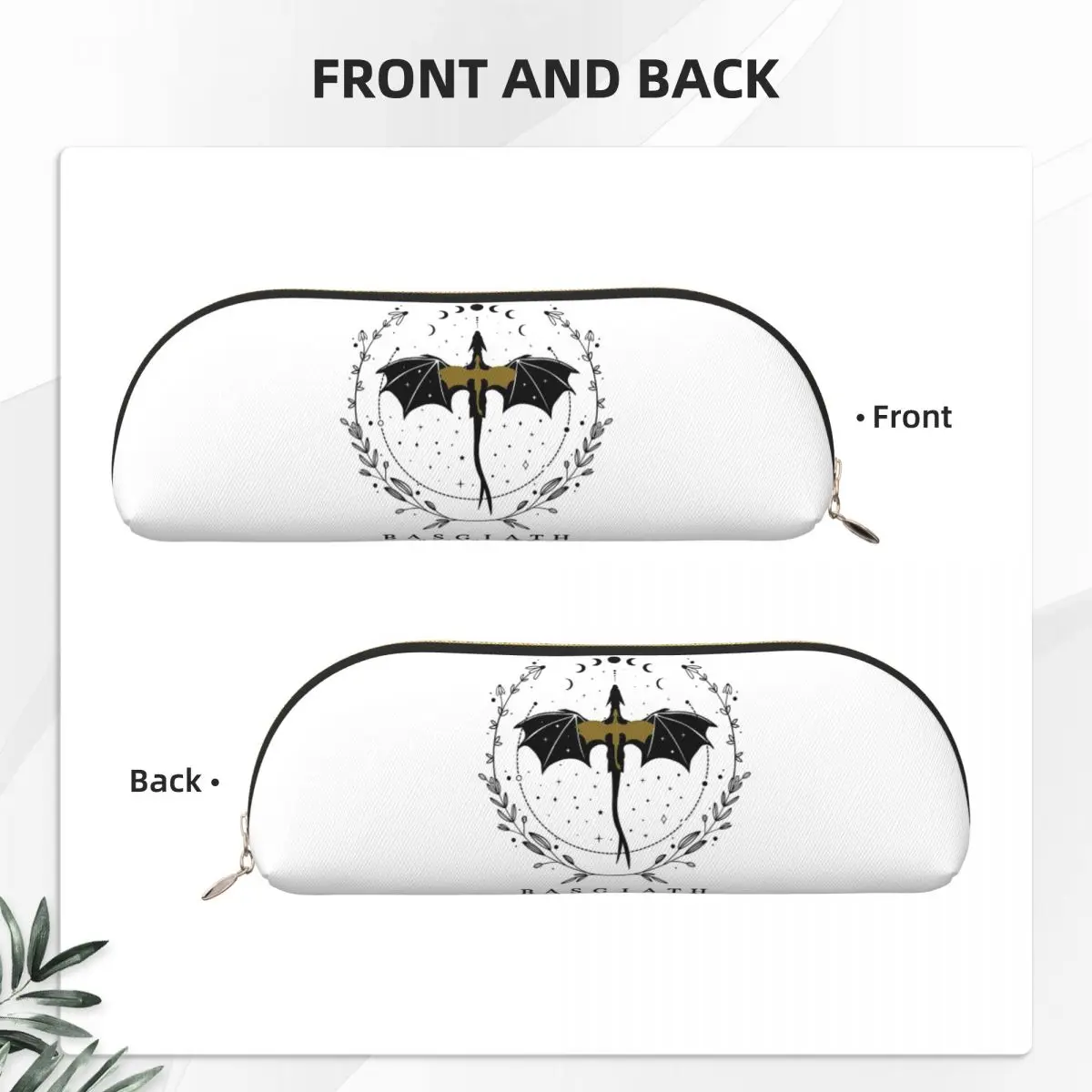 Basgiath War College مقلمة حامل أقلام تخزين لوازم القرطاسية سعة كبيرة صندوق القلم حقيبة أقلام رصاص للبنين بنات مدرسة