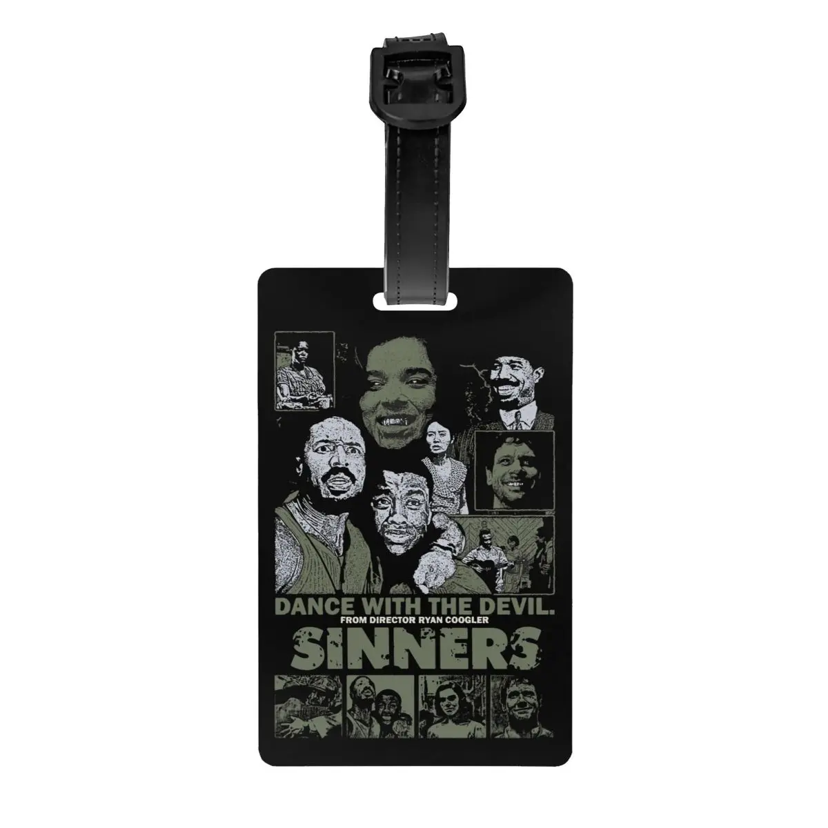 

Багажные бирки из фильма ужасов для дорожного чемодана, конфиденциальная обложка, имя, удостоверение личности