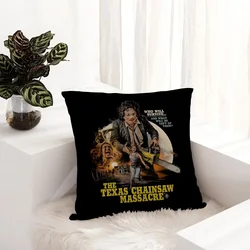 S-Saw M-Massacre Pillow Case Plush Fabric Soft Pillowcase Double Sided Print Sofa Cushion Cover Throw Pillow Cover