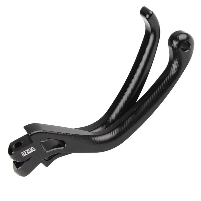 Universal CNC Foldable Linear Feel 3D Textured Motorcycle Brake Lever Handle For RCS Direct Push Hydraulic Brake Master Cylinder