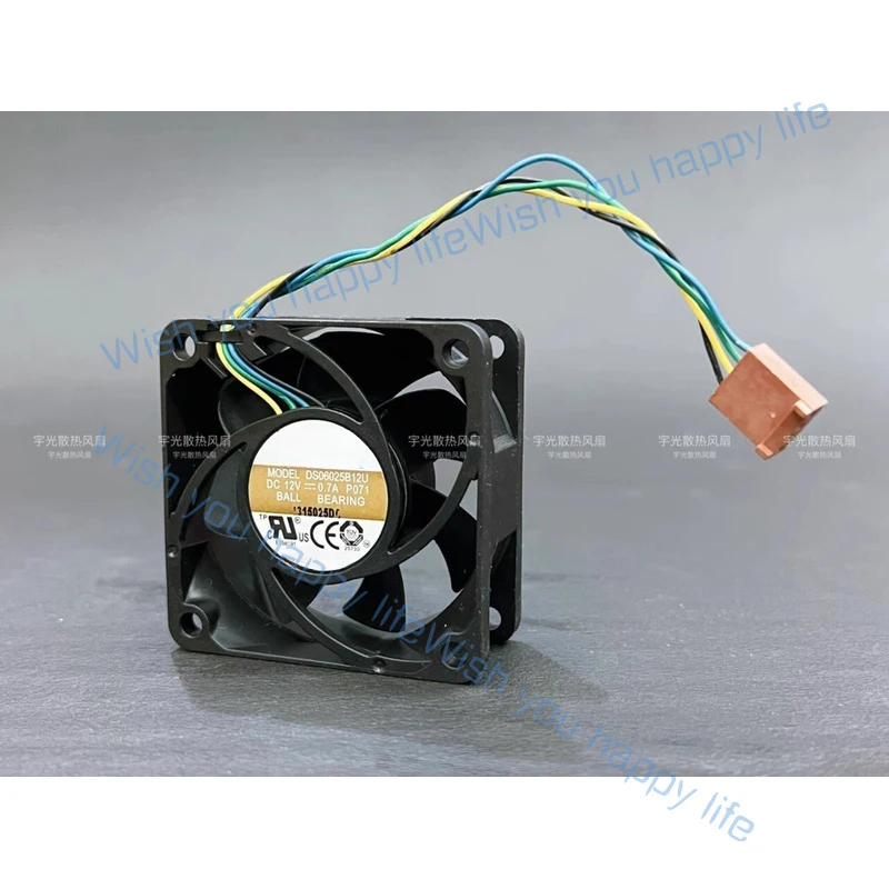 

L... for AVC DS06025B12U 6025 DC12V 0.7A 6CM 4-Wire PWM Temperature Control Cooling Fan