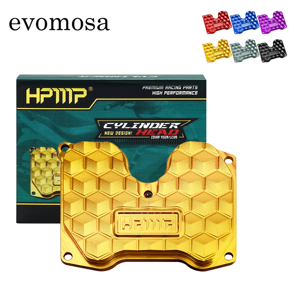 

Evomosa Motorcycle Engine CNC Cylinder Head Cover Cylinder Head Valve Cover Suitable For Yamaha Y15 V1 V2 LC135 FZ150